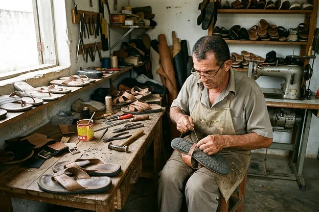 Conserto de sandálias em Garanhuns